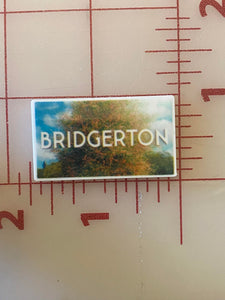 Bridgerton Opening title Flat back Printed Resin