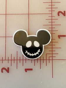 Halloween Mickey as Jack Skellington Flat back Printed Resin