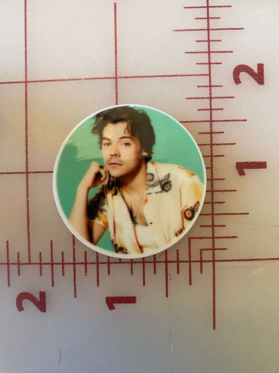 Harry Styles Flat back Printed Resin