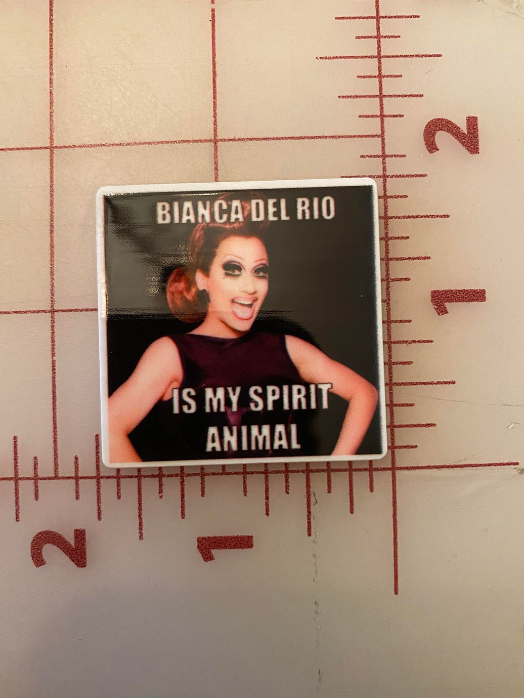 Bianca Del Rio is my Spirit Animal Flatback Printed Resin
