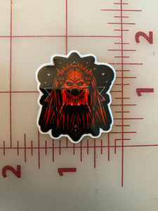 Predator Movie Flat Back Printed Resin