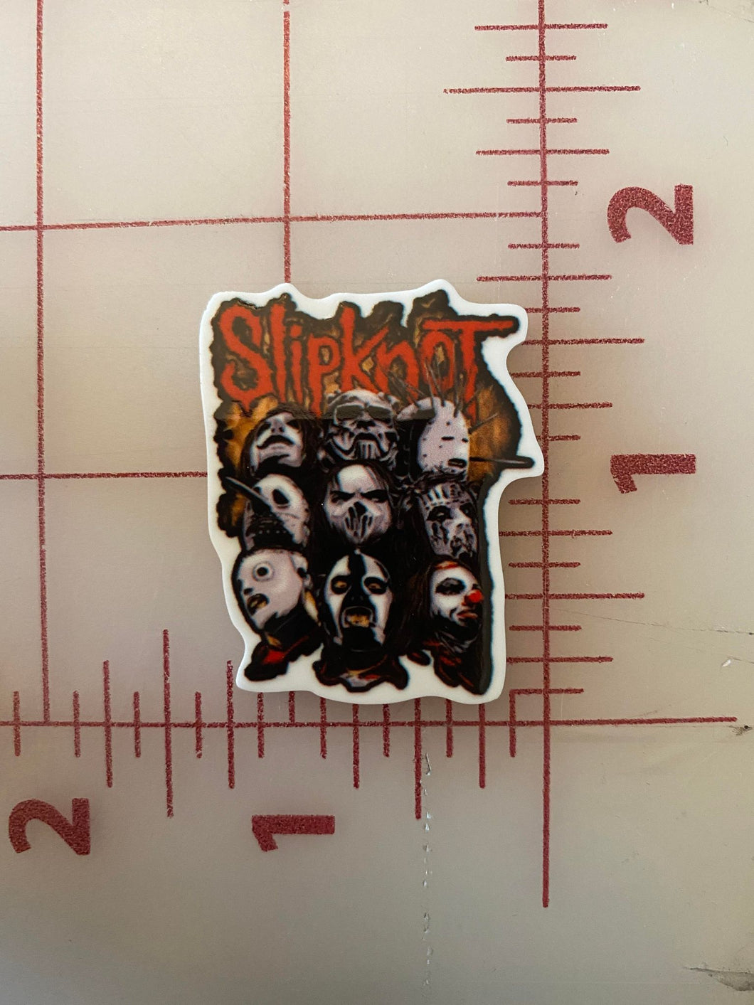 Slipknot heavy metal band Flat back Printed Resin