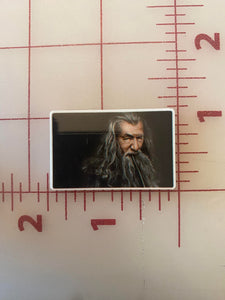 Gandolf the Grey The Hobbit Lord of the Rings Flat Back Printed Resin