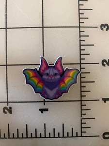 NEW Lisa Frank Bat Flat back Printed Resin