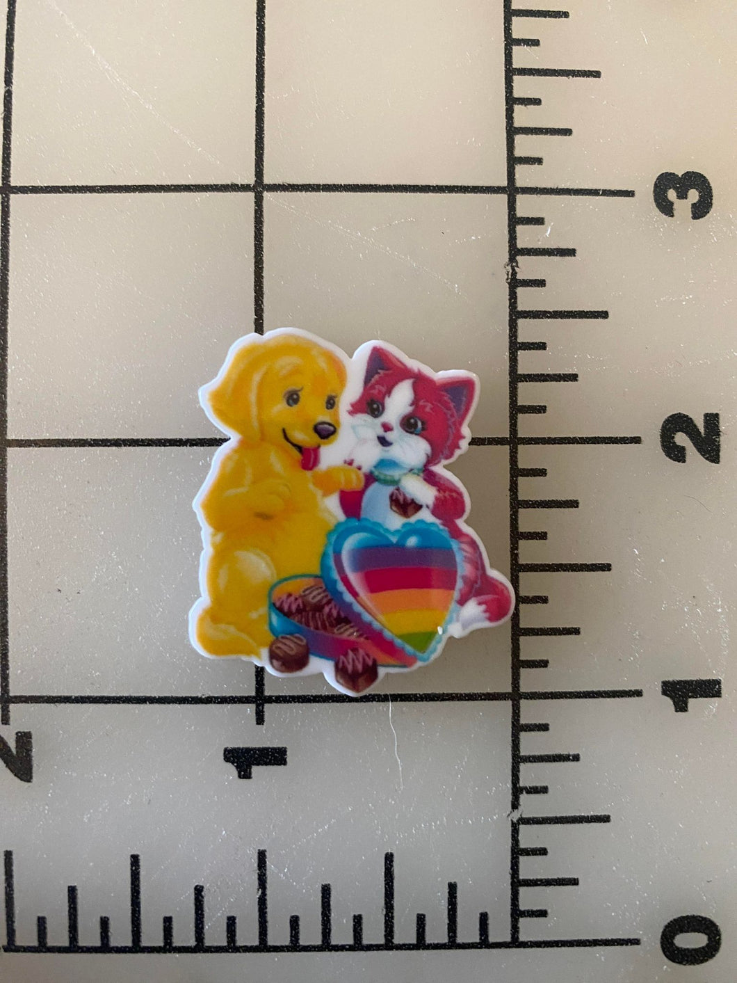 NEW Lisa Frank Kitten and Puppy Flat back Printed Resin