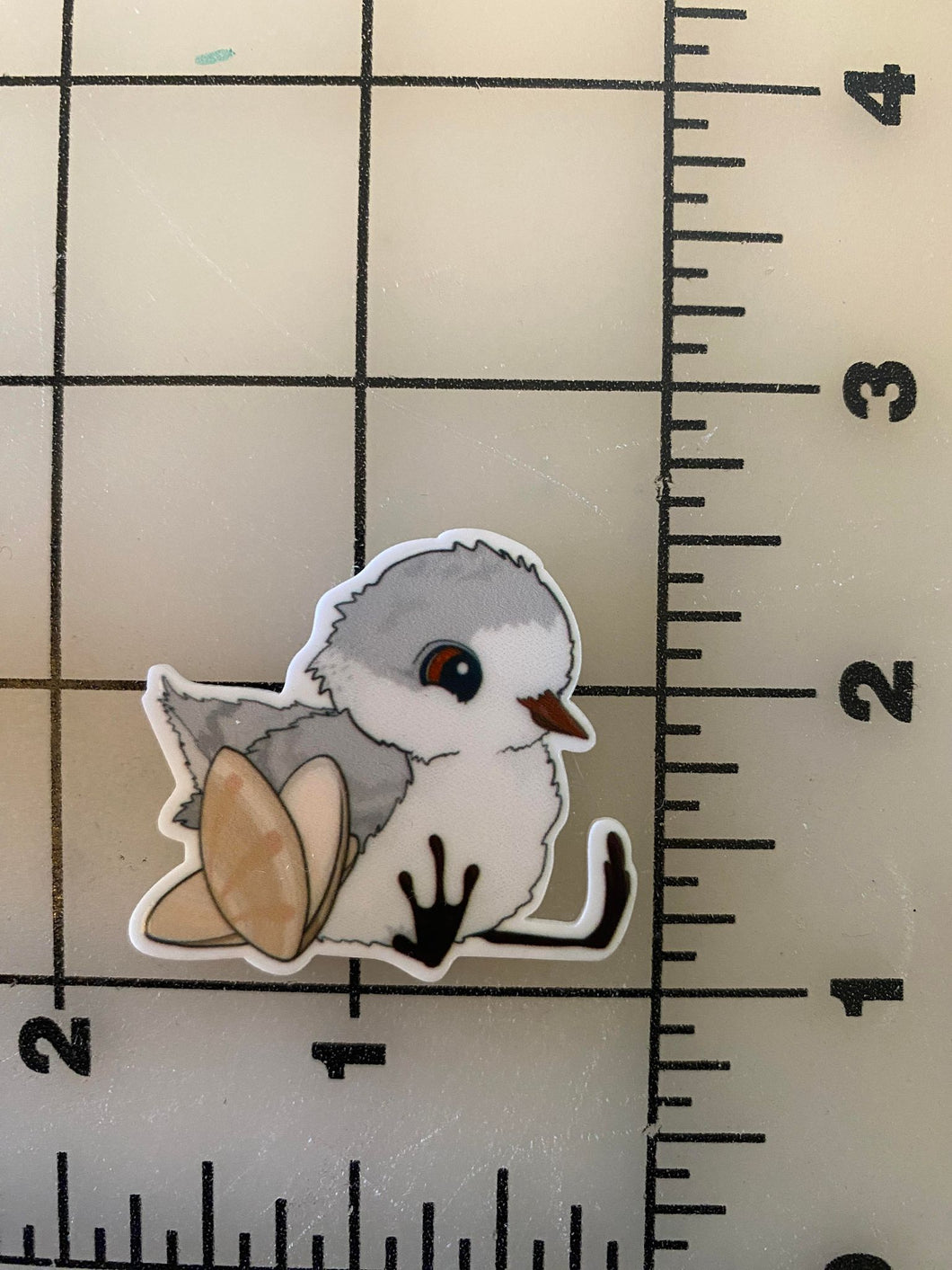 Pixar Short Piper Bird Flat back Printed Resin