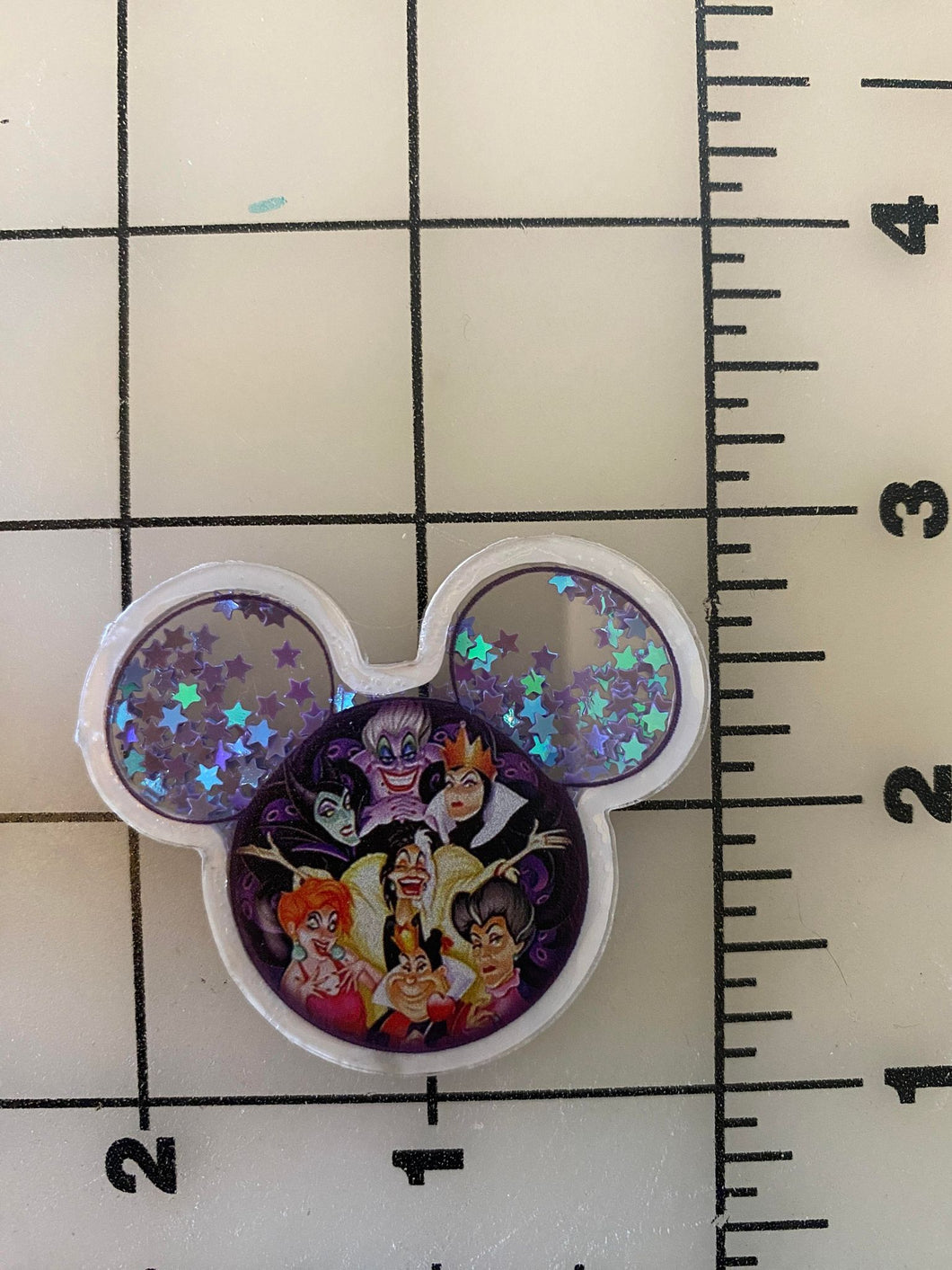 Disney Villain's shaker box Flat back Printed Resin