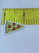 Small Mickey Pizza Slice Flat back Printed Resin