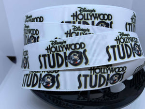 1 inch Disney Hollywood Studios Grosgrain Ribbon Walt Disney World Grosgrain Ribbon