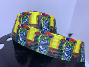 1 yard 7/8" Fine Art Pablo Picasso Weeping Woman Grosgrain Ribbon