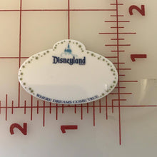 Small Disneyland Cast Member Name badge Flat back Printed Resin