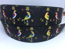 1 yard 1 inch Disneyland Tiki Room Grosgrain Ribbon Tiki Birds