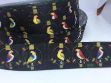 1 yard 1 inch Disneyland Tiki Room Grosgrain Ribbon Tiki Birds