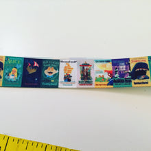 1 yard 7/8' Disneyland Attraction Posters Grosgrain Ribbon