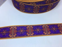 1 yard 1 inch Disney Aladdin Carpet Print Grosgrain Ribbon -  Bow Making - Lanyard Print
