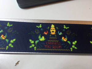 EXCLUSIVE DESIGN 1 yard 1 inch Disneyland Tiki Room Grosgrain Ribbon - Bow Making Ribbon -Tiki Birds Dole Whip Attraction Adventureland
