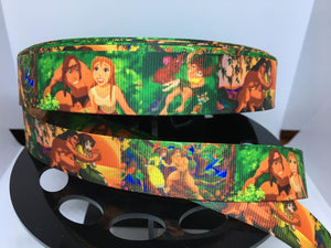 1 yard 7/8" Disney Movie Tarzan Movie Grosgrain Ribbon