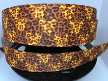 1 yard 1 inch Mickey Cheetah Print Animal Print Print Grosgrain Ribbon - Animal Kingdon