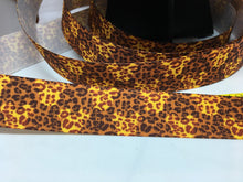 1 yard 1 inch Mickey Cheetah Print Animal Print Print Grosgrain Ribbon - Animal Kingdon