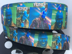 1 yard 1 inch Guardians of the Galaxy Yondu Marvel Movie Grosgrain Ribbon