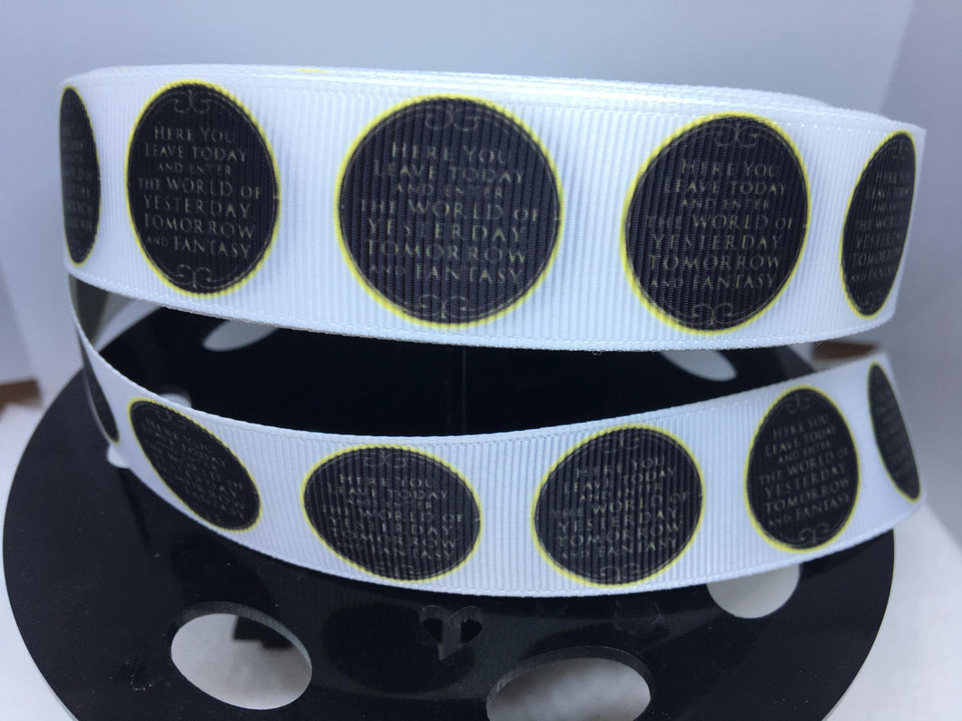 CLEARANCE 1 yard 1 inch Walt Disney World Welcome sign Entrance Sign Grosgrain Ribbon